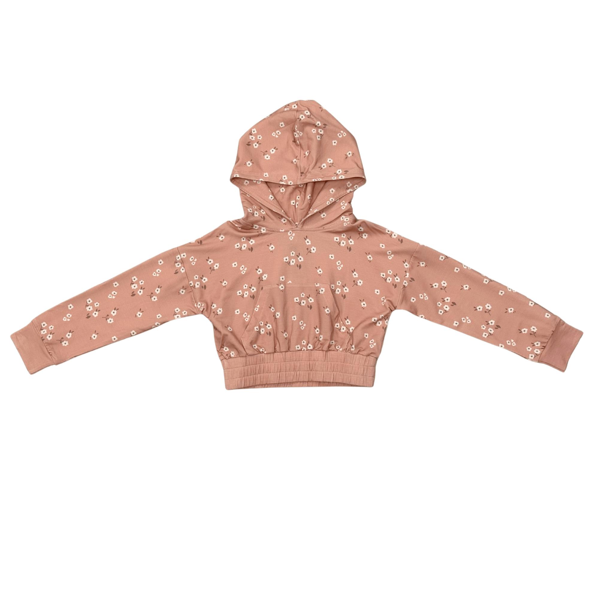 Girl's Hoodie Pullover Heart Twinkle Floral