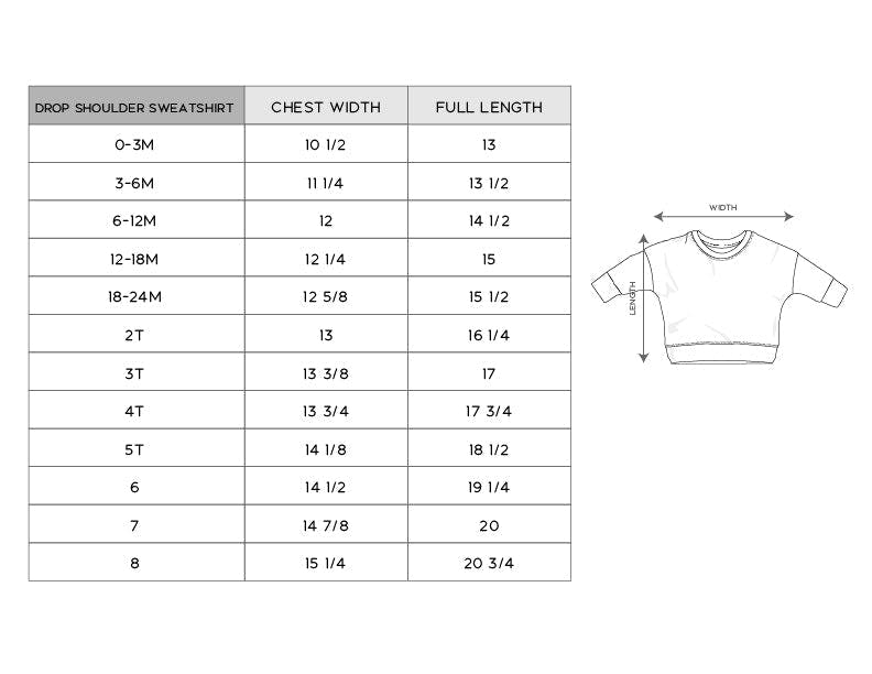 Girl's Drop-Shoulder Pullover