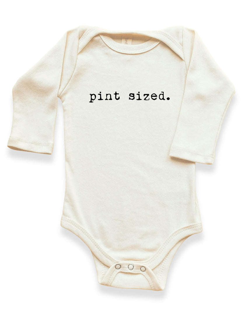 Pint Sized Organic Baby Bodysuit Long Sleeve