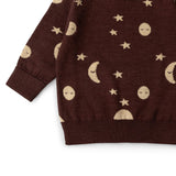 Moon Snuggly Organic Merino Wool Jumper, Brown