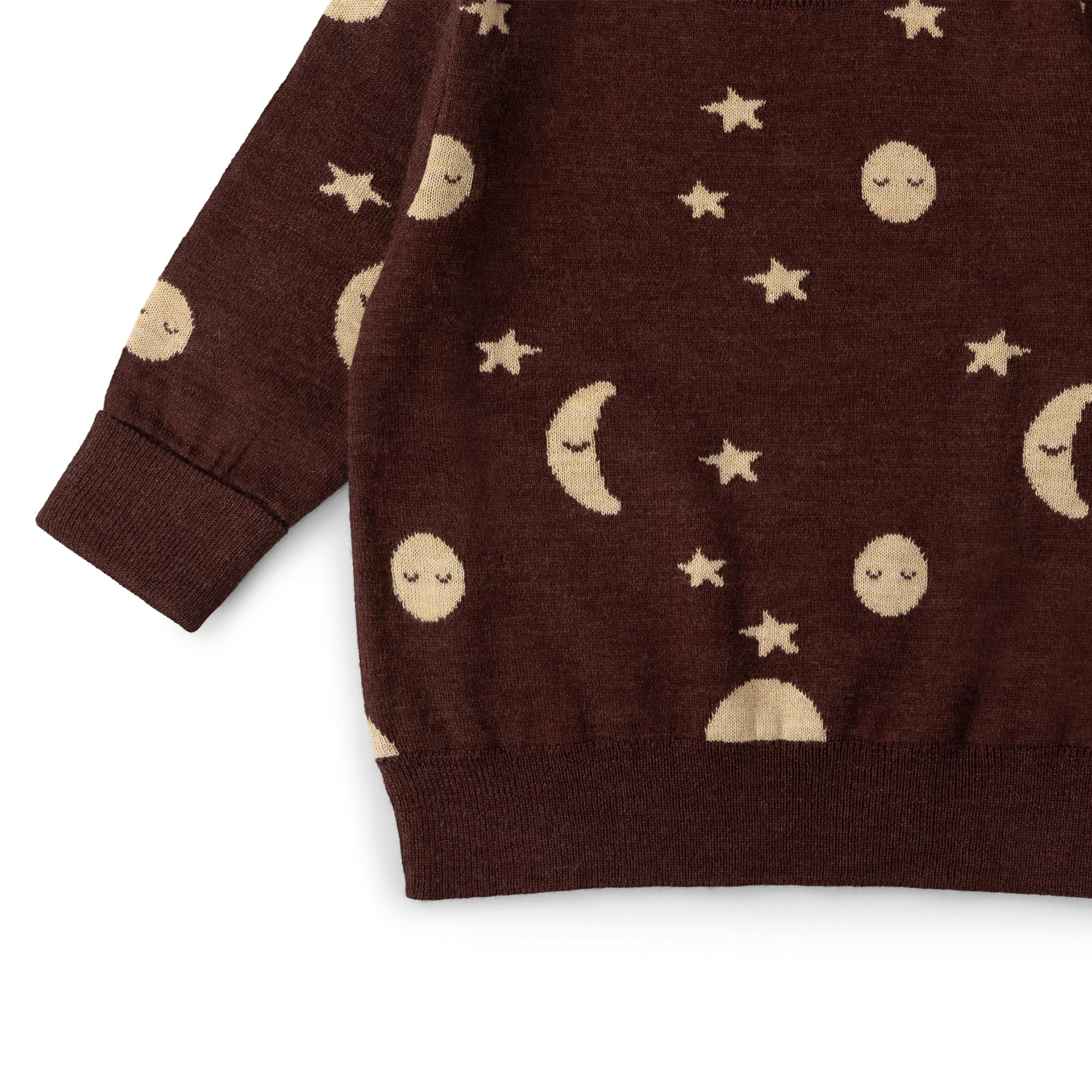Moon Snuggly Organic Merino Wool Jumper, Brown