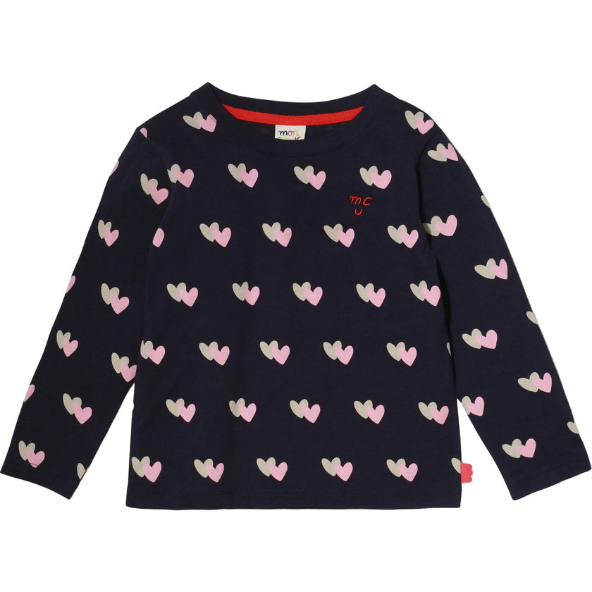 Recycled Cotton Hearts Kid T-Shirt