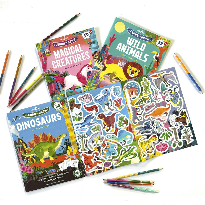 Learn to Draw - Dinosaurs - Drawing Guidebook