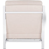 Walden Tufted Linen Accent Chair