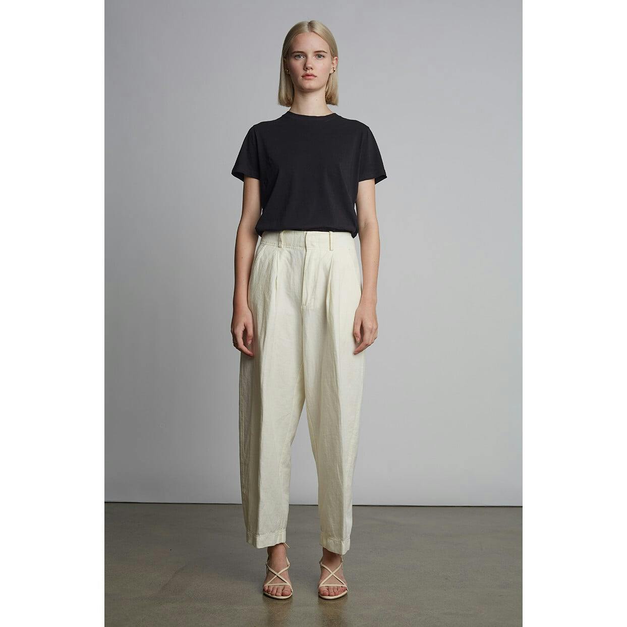 LARA CREW T-SHIRT | WHITE