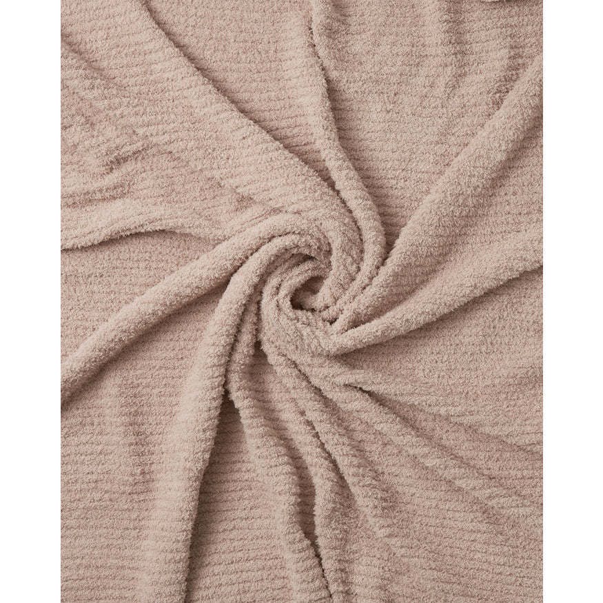 Fuzzy Cushy Ribbed Blanket