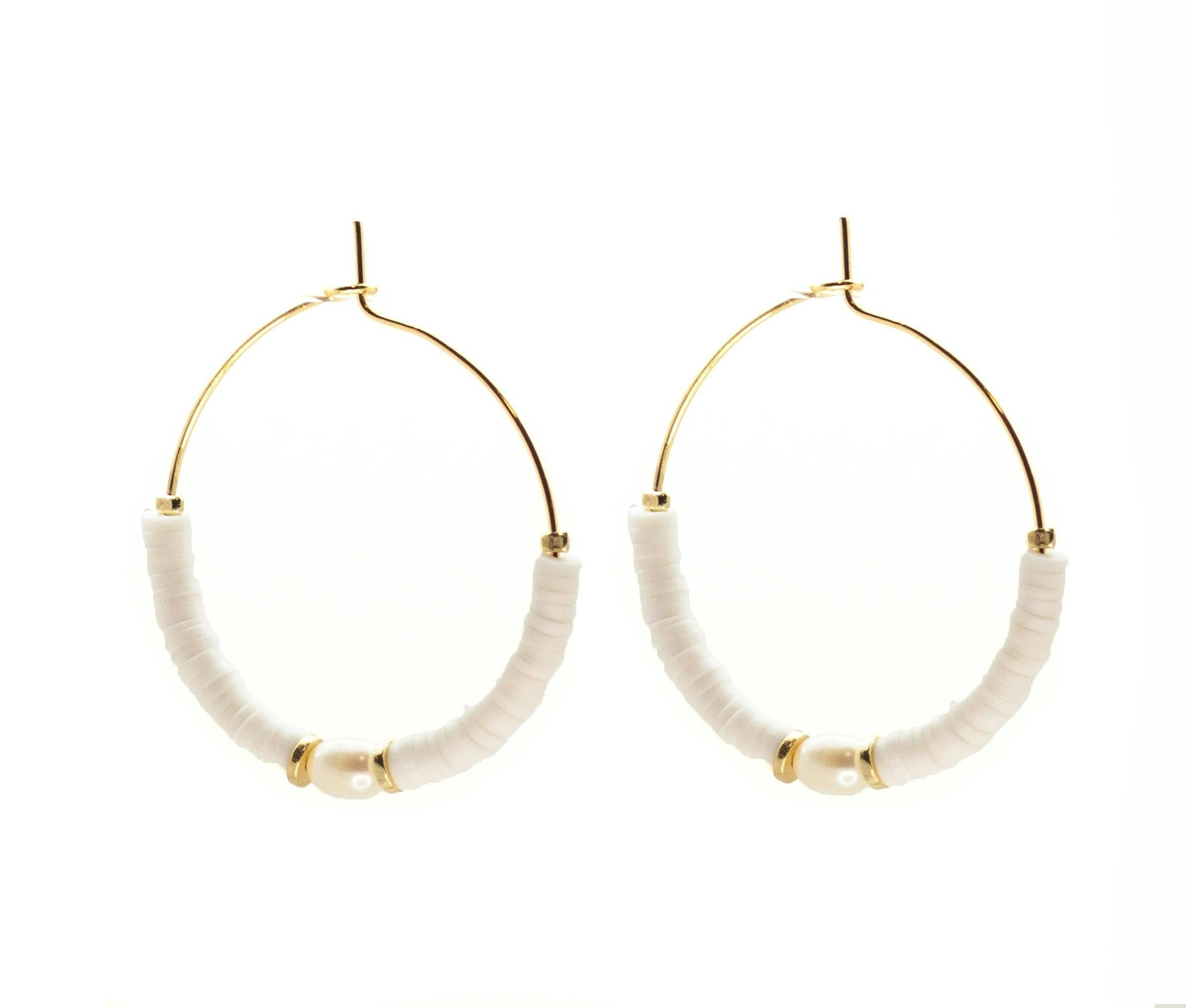 Windansea Hoops ~ Salty Shells