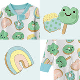CRUZ Snug Fit Footed Baby Girls Pajamas