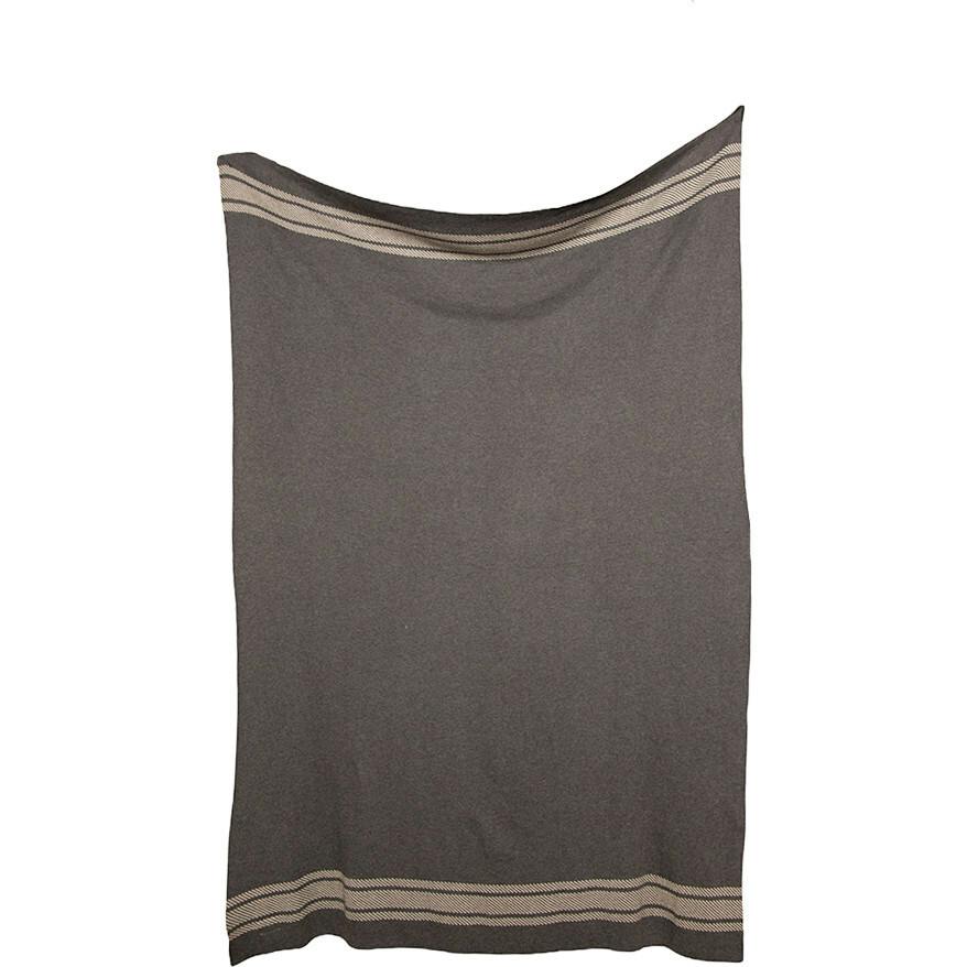 Reversible Stripe Blanket Travel Set