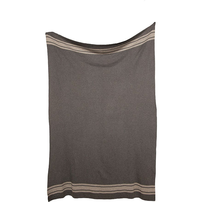 Reversible Stripe Blanket Travel Set