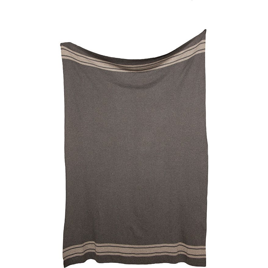 Reversible Stripe Blanket Travel Set