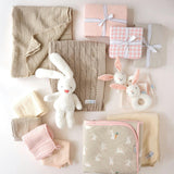QUINN Reversible Light Weight Quilted Baby Blanket