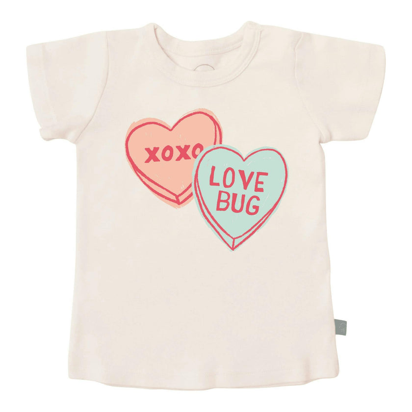 graphic tee | candy hearts