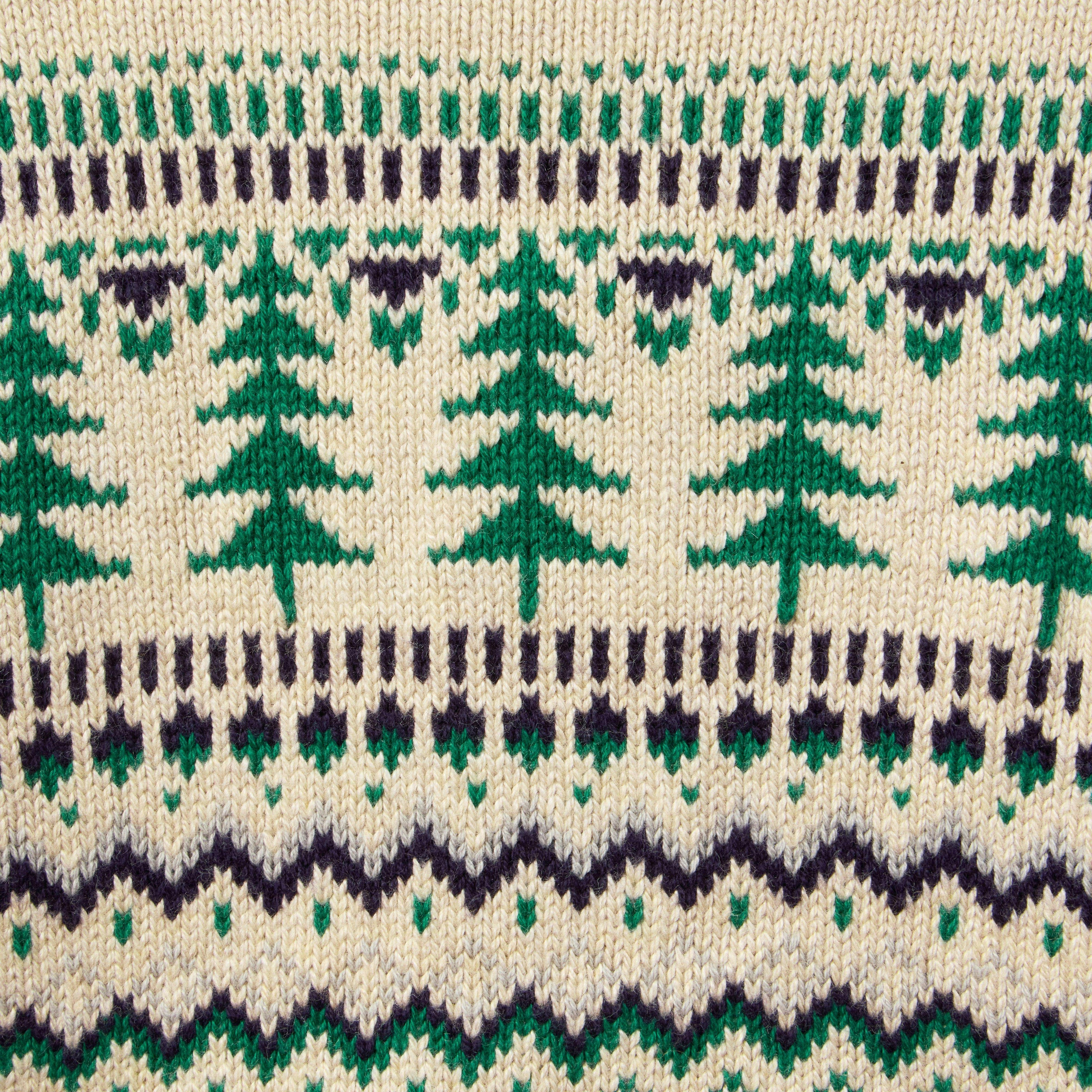 The Evergreen Fair Isle Cardigan, ivory
