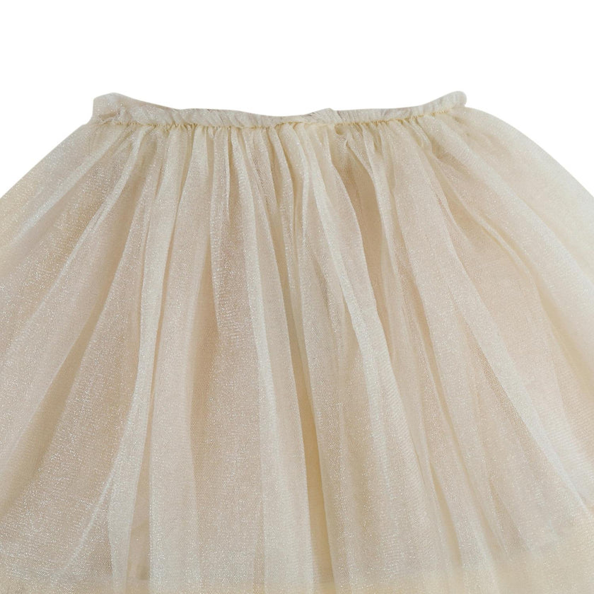 Pien Skirt | Off White Metallic