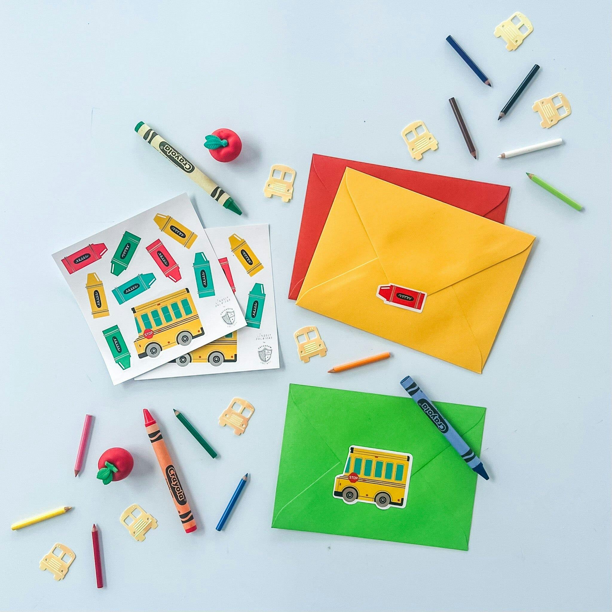 School Days Sticker Set