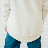 Game Day Football Sequin Patch Women's Sweatshirt