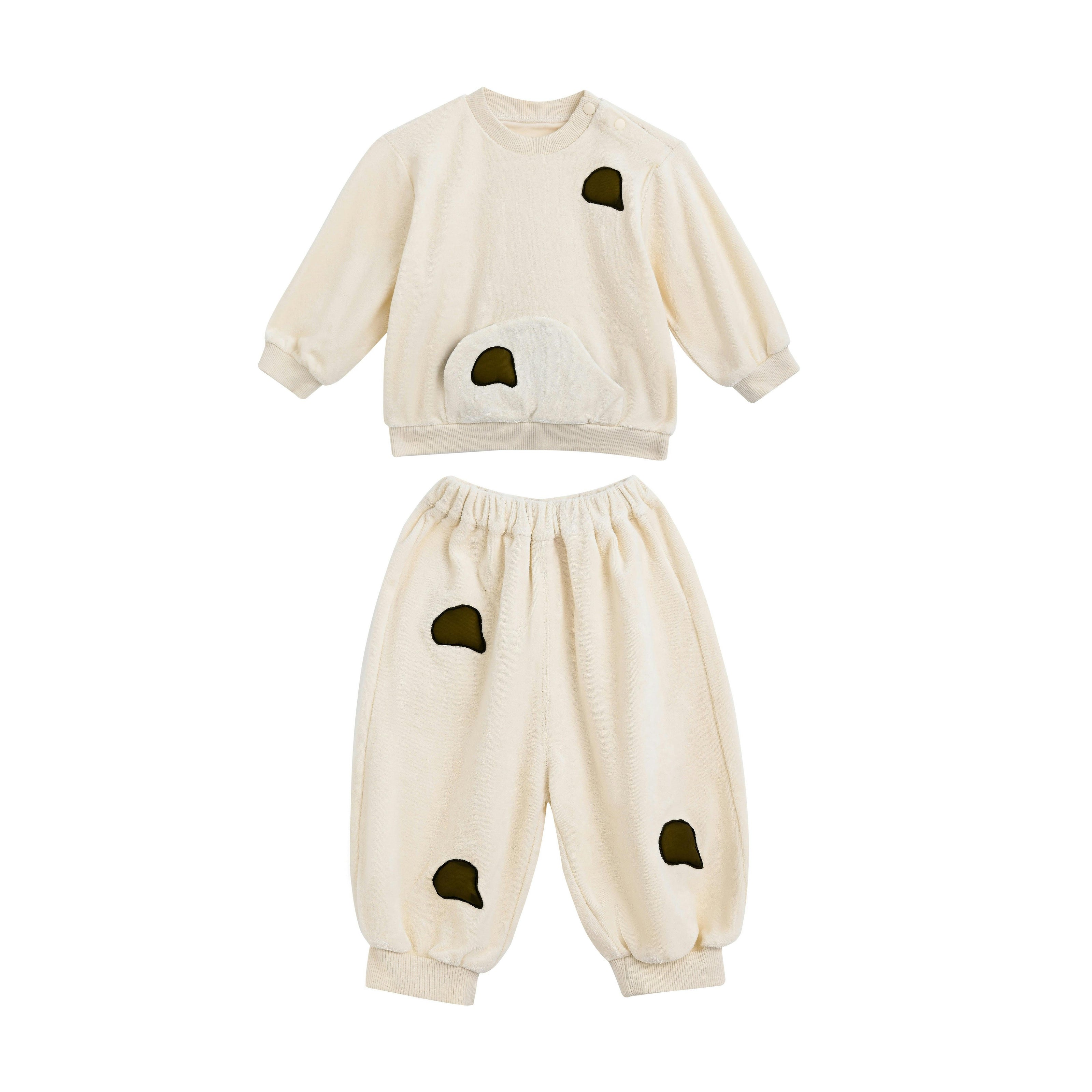 Beige Cotton Spot Set