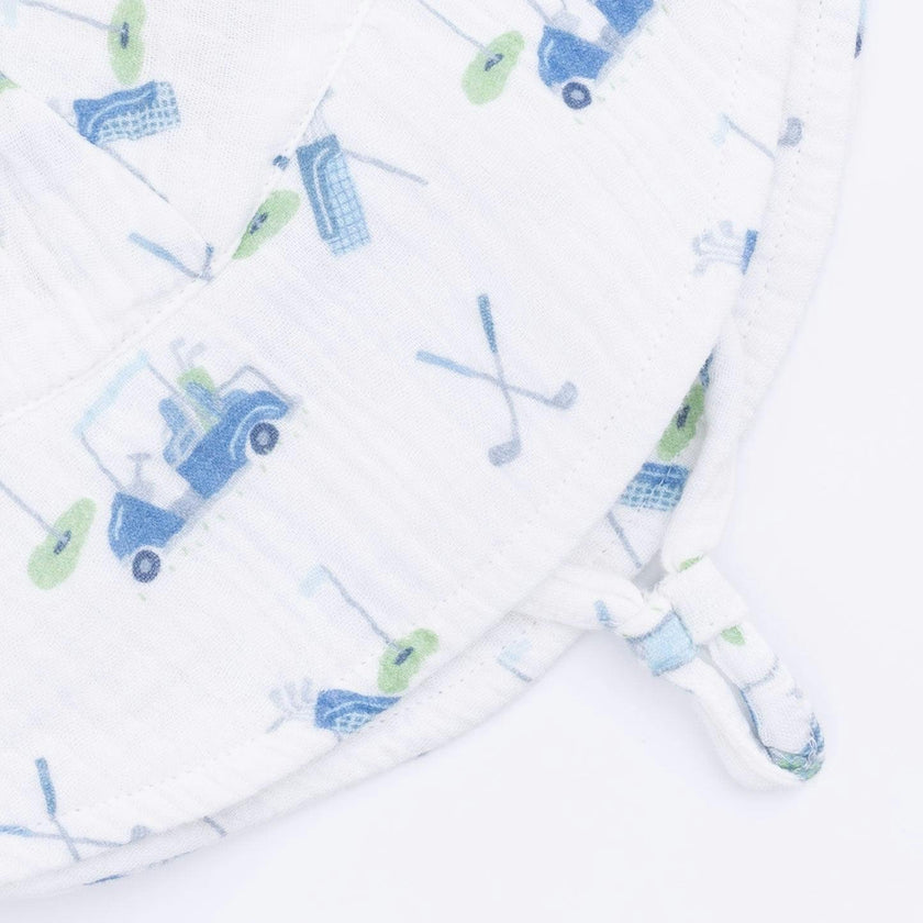 Baby Golf Carts Blue - Wide Brim Sun Hat