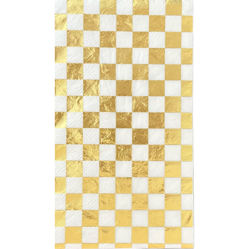 Check It! Gold Clash Guest Napkins