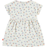 All Over Print Flowers Short Sleeve Dress