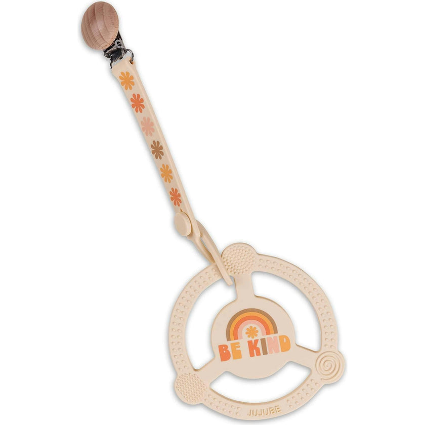 JuJuBe × Studio Oh! Silicone Teether Ring With Detachable Clip
