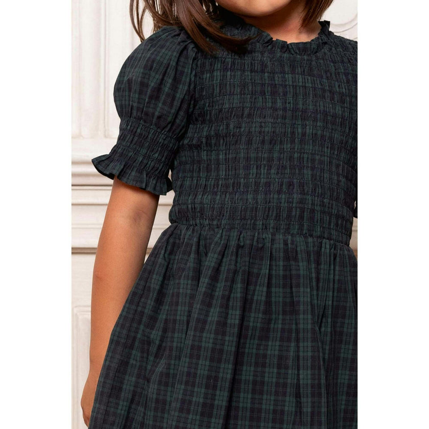 Mini Finley Dress in Twilight Pine Plaid