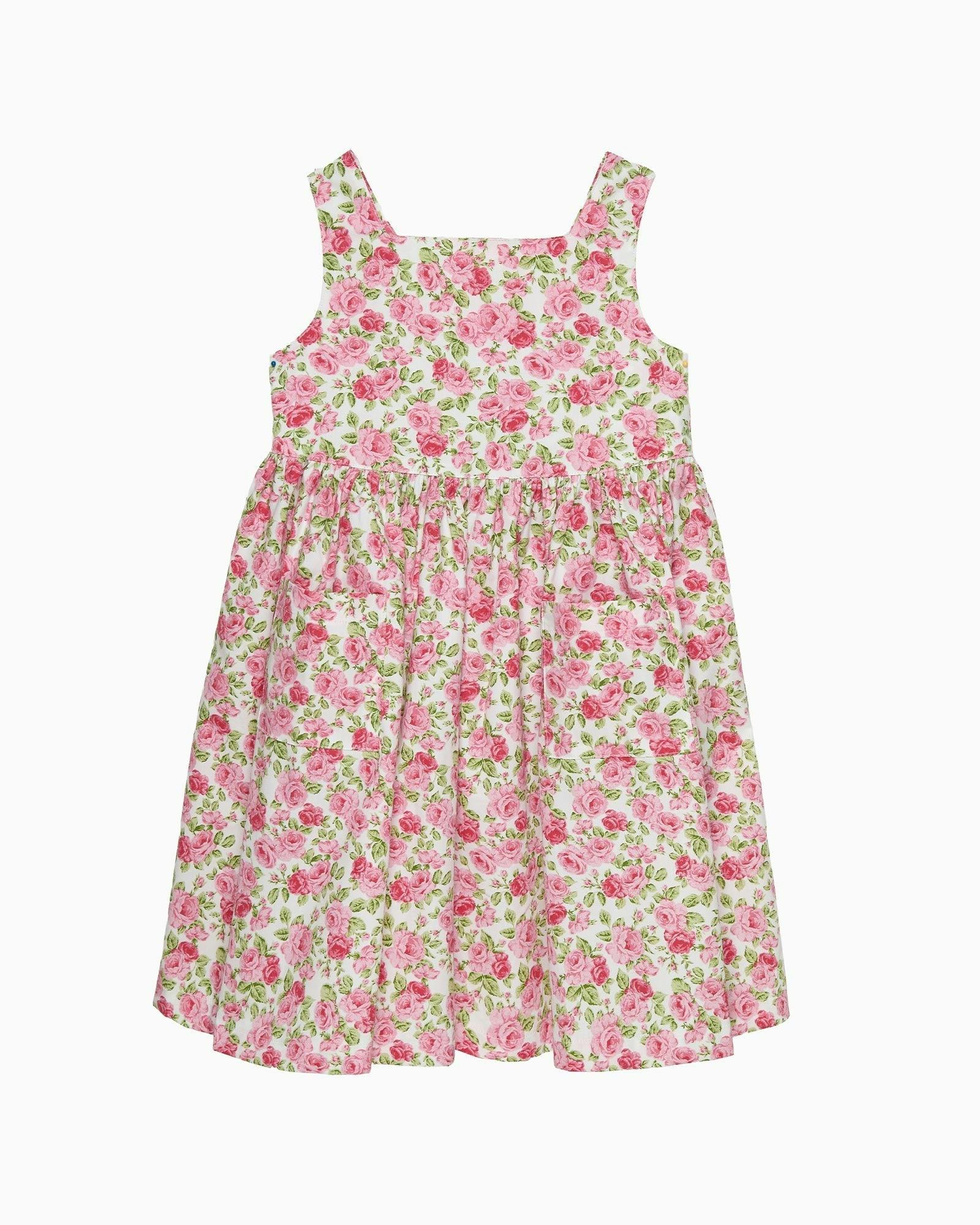 Adelina Summer Dress in Pink Petite Rose