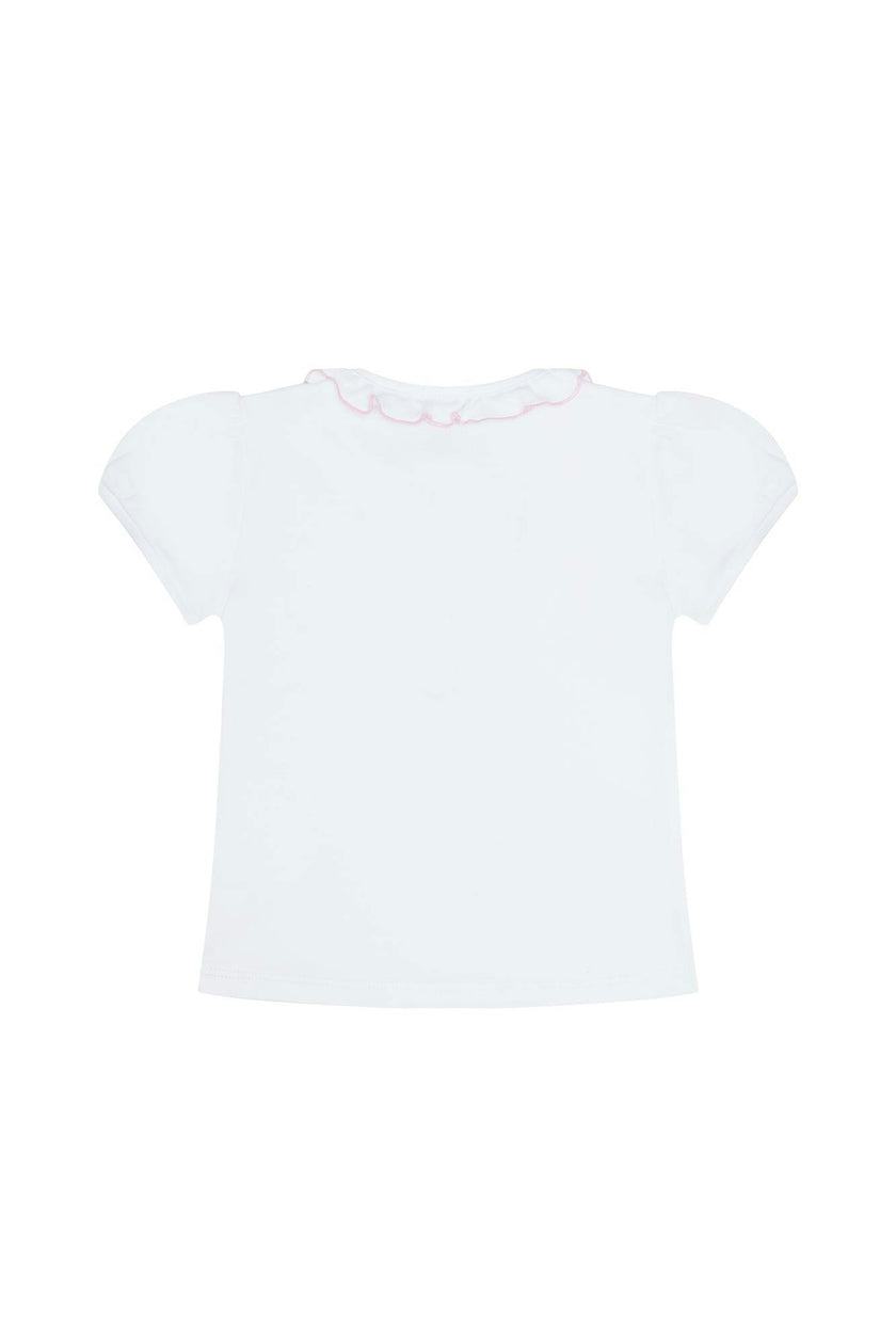 Ruffle Short Sleeve Tee