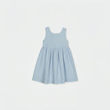 Bella Girl Dress Sleeveless, Aqua