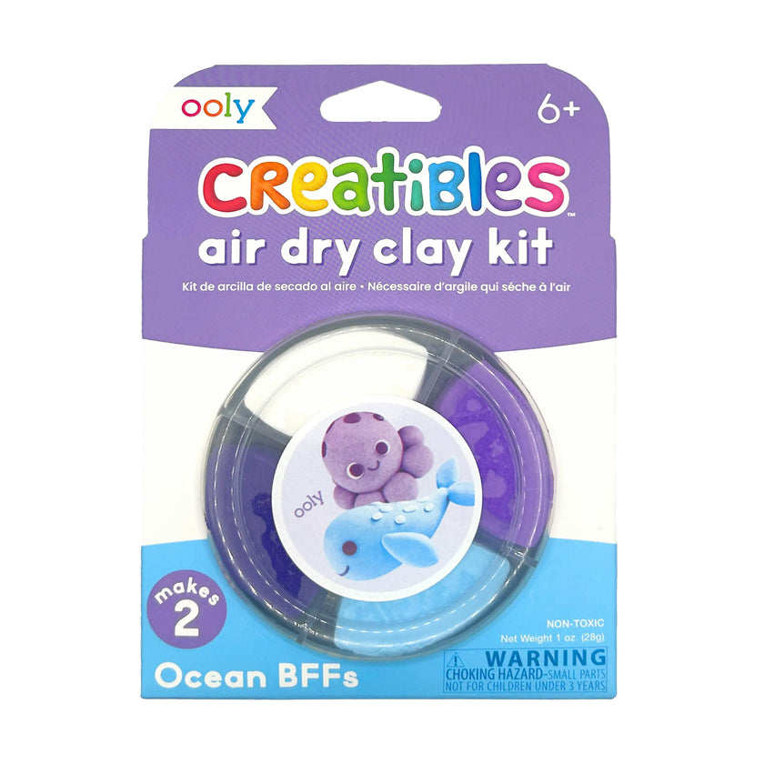 Creatibles Mini Air Dry Clay Kit - Ocean BFFs