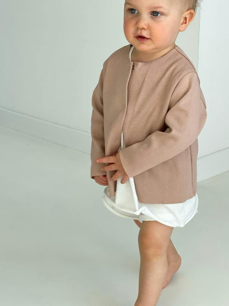 RIB CARDIGAN