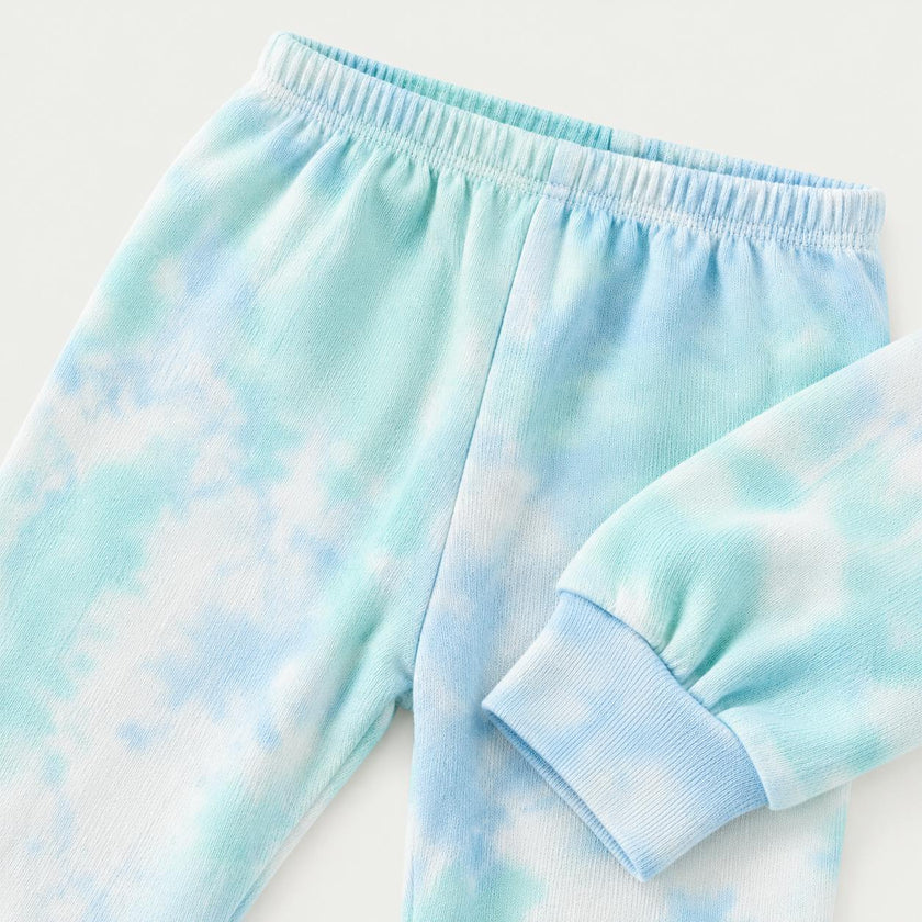 Lightweight French Terry Marble Long Sleeve Tee + Jogger Set