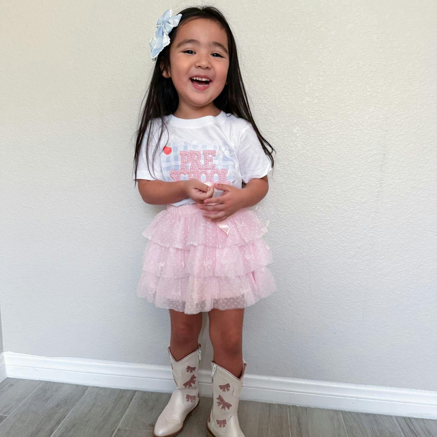 Bow Lace Tiered Tutu