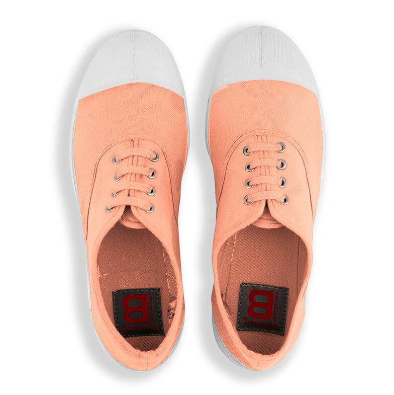BENSIMON Womens -  Laces Tennis Shoes - Rose