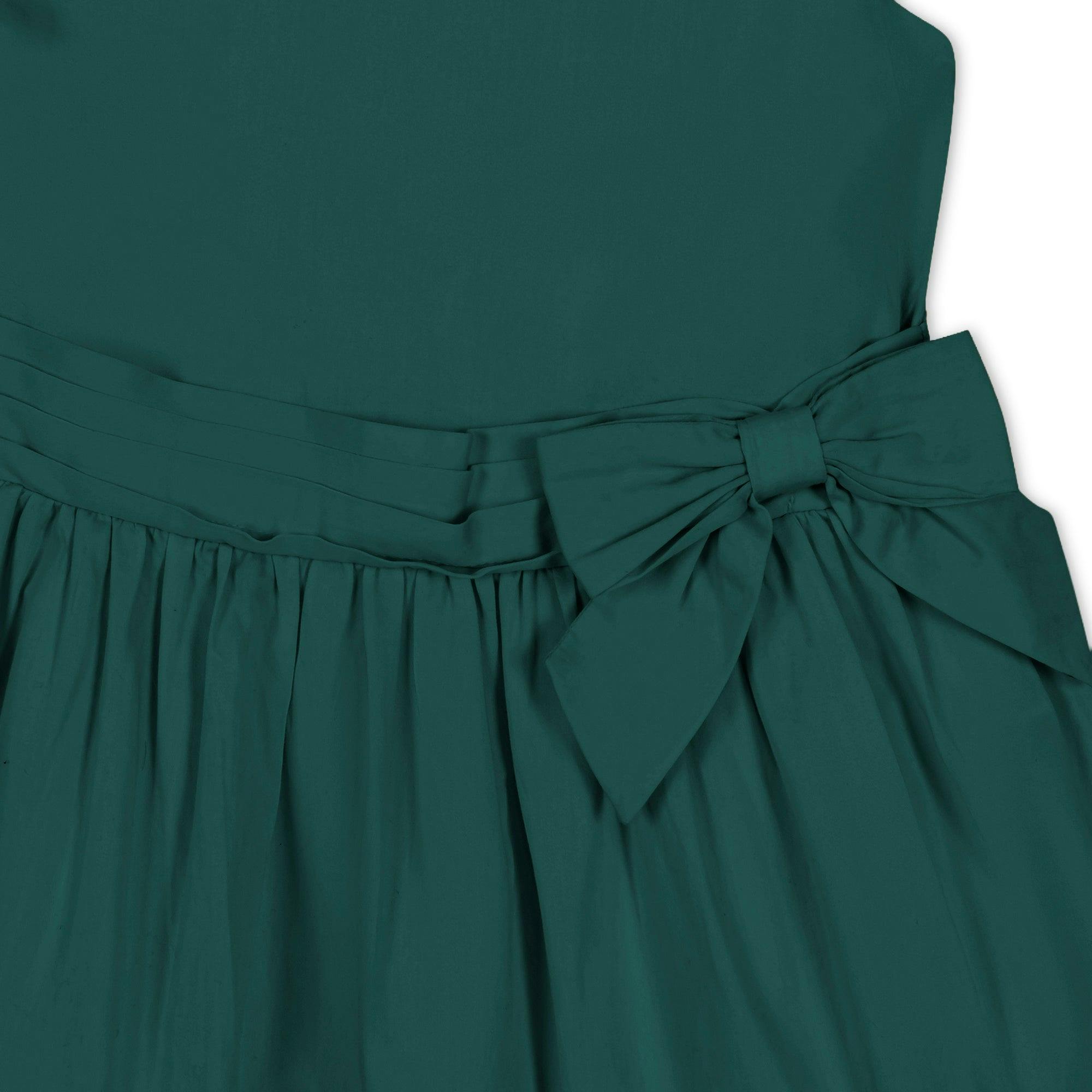 Organic Tiered Sateen Party Dress