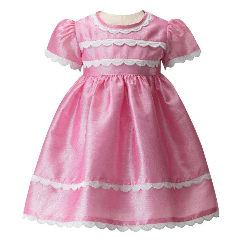Eloise Taffeta Scalloped Dress and Bloomers