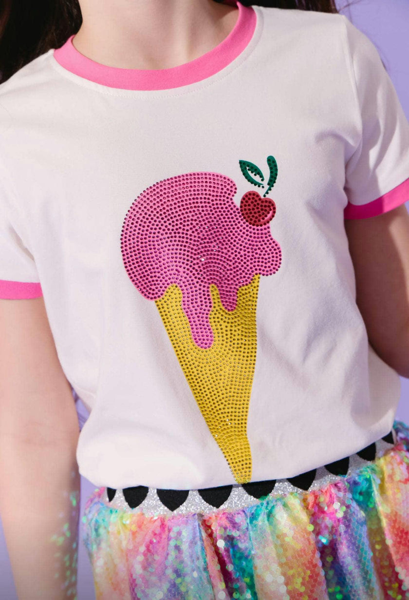 Crystal Ice Cream Tee