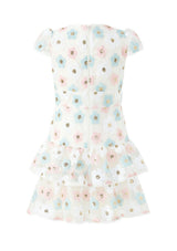 Gabrielle Frill Sequin Mini Dress