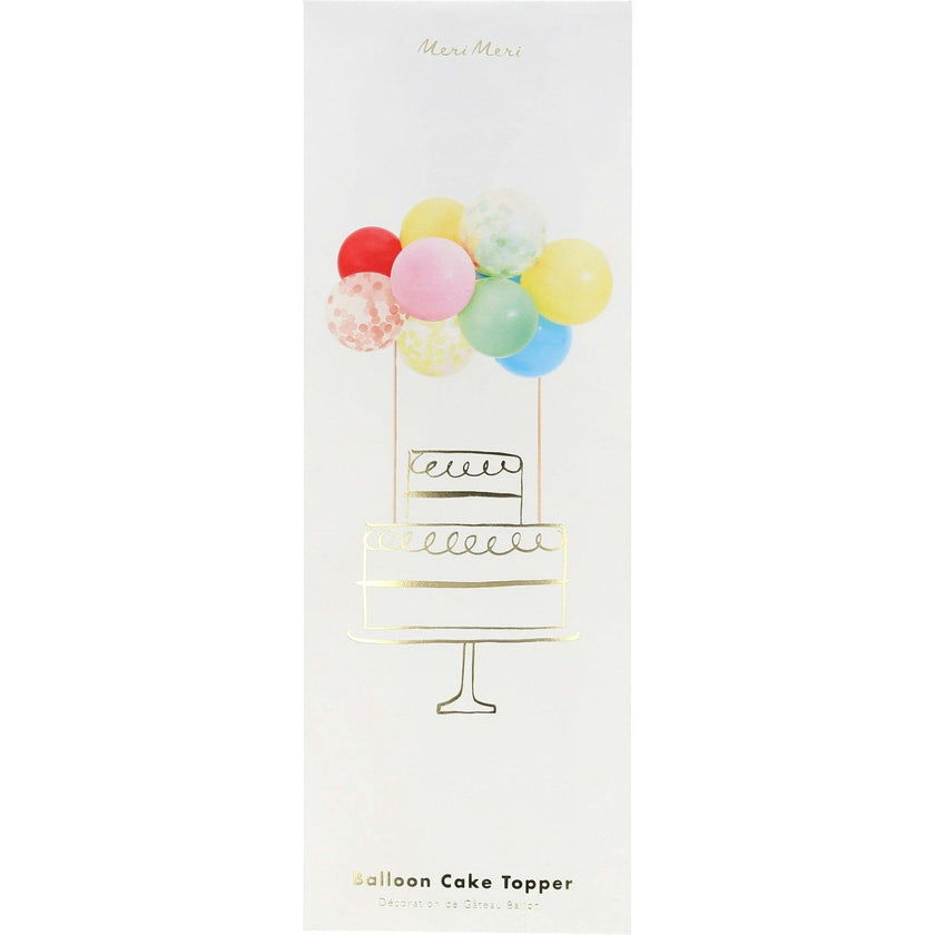 Rainbow Balloon Cake Topper Kit