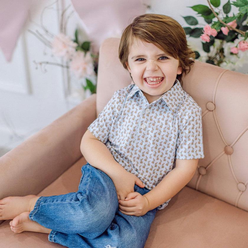 Chocolate Bunny Boys' Polo