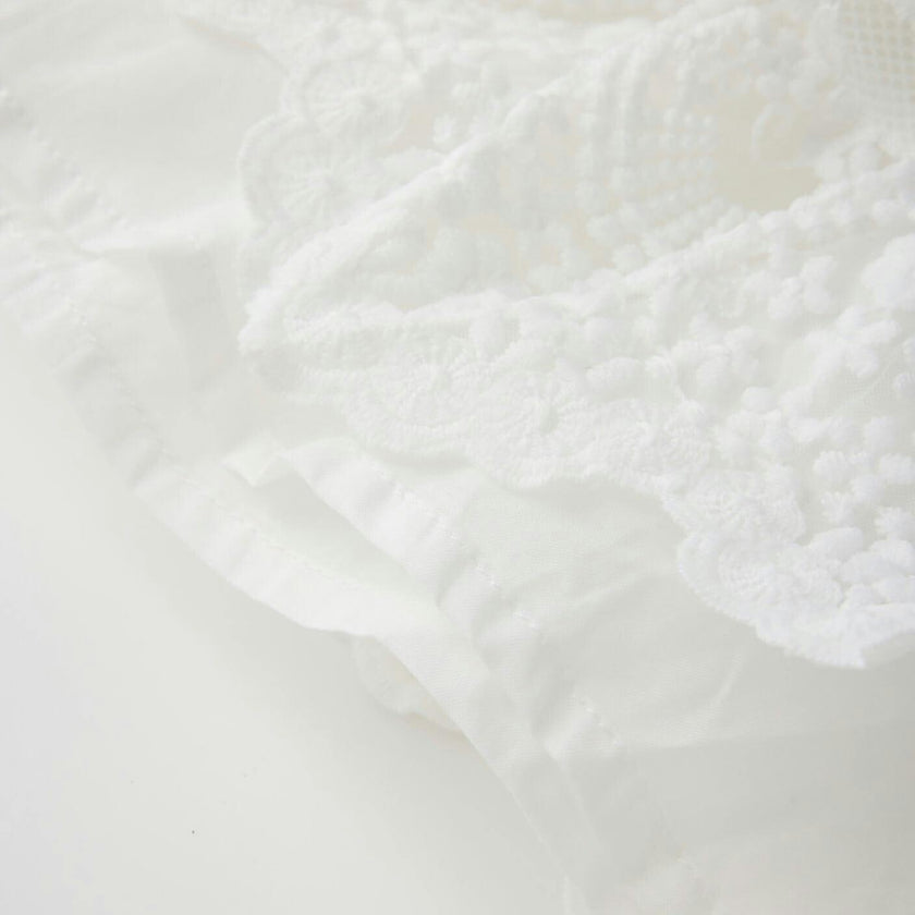 Paloma Lace Frill Maxi Dress