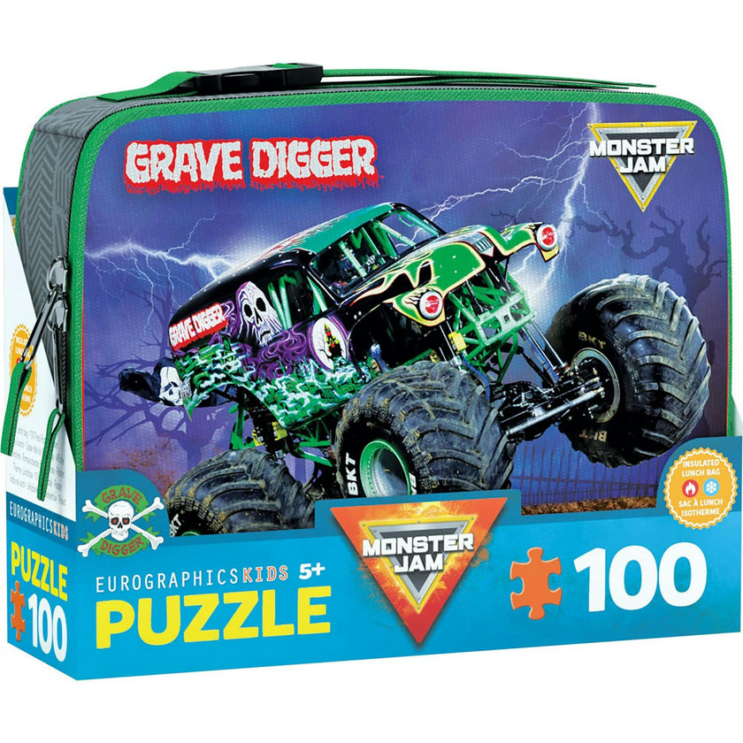 Monster Jam: 100pc Puzzle & Lunch Box - Grave Digger