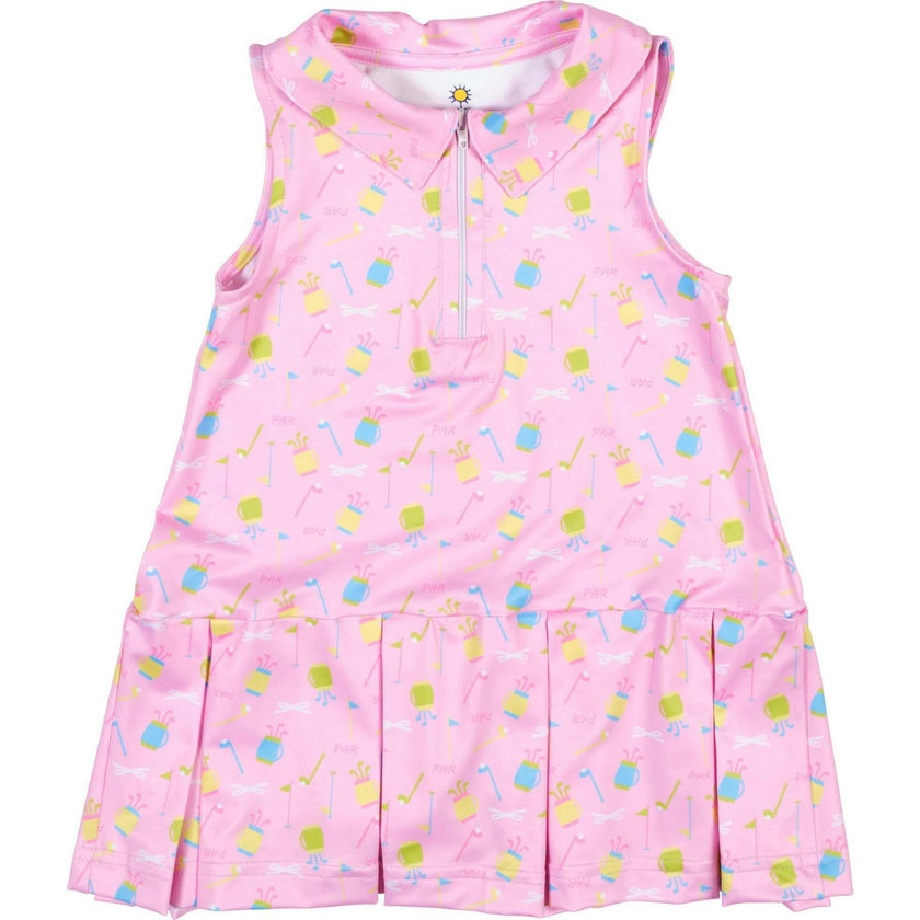 Golf Print Performance Knit Dress