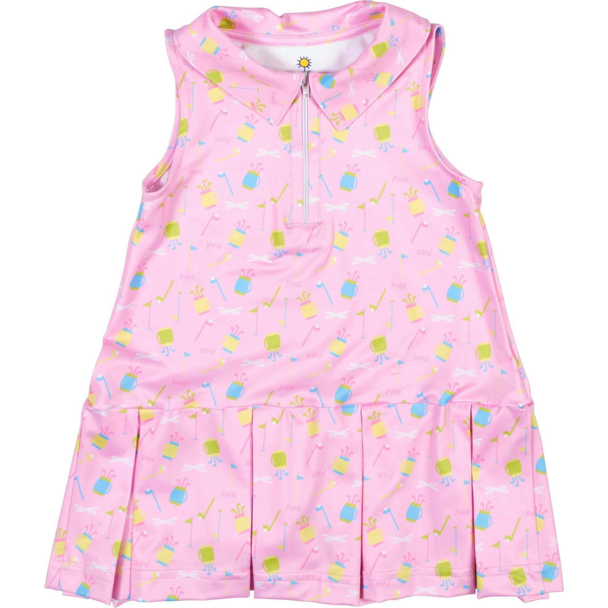 Golf Print Performance Knit Dress