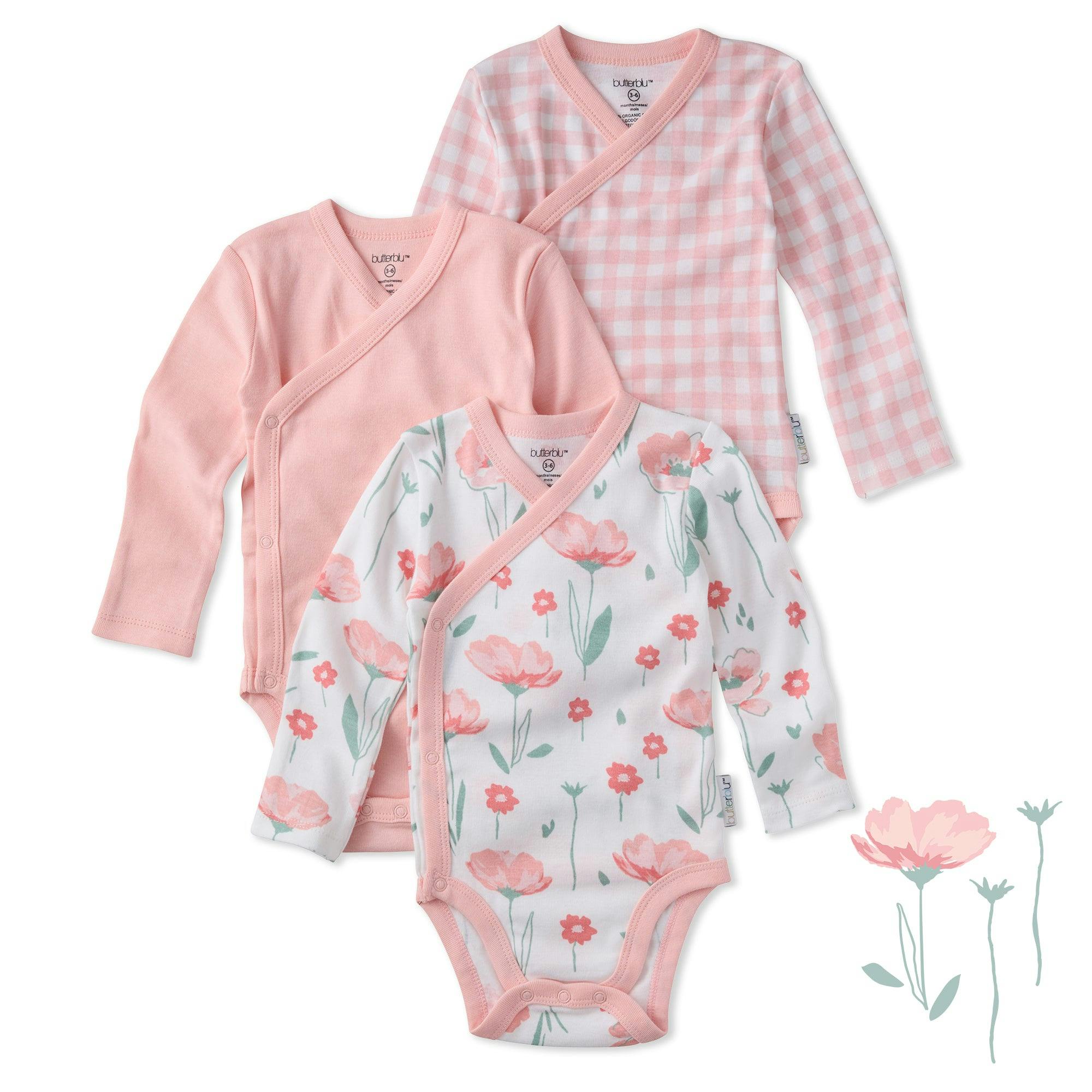 STERLING 3-Pack Side Snap Bodysuit