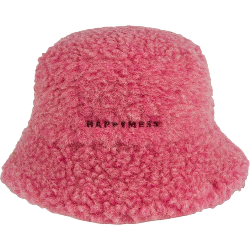 adult merino wool bucket hat - dusty pink