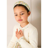 Wildflower Embroidered Openwork Detail Cotton Cardigan in Cream (18mths- 10yrs)