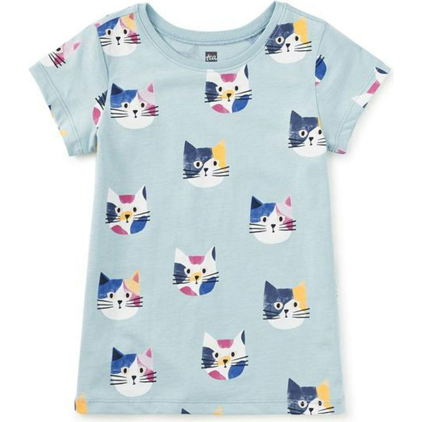 Printed Short Sleeve Top, Multi