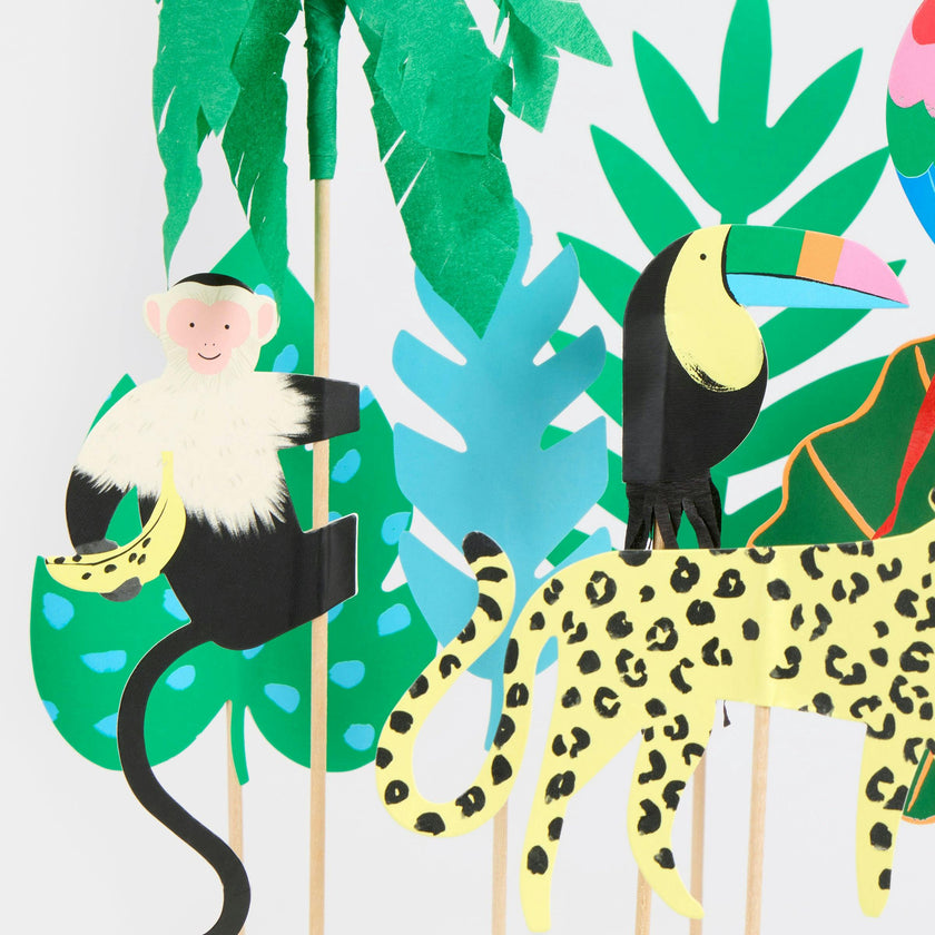 Jungle Jamboree Cake Toppers